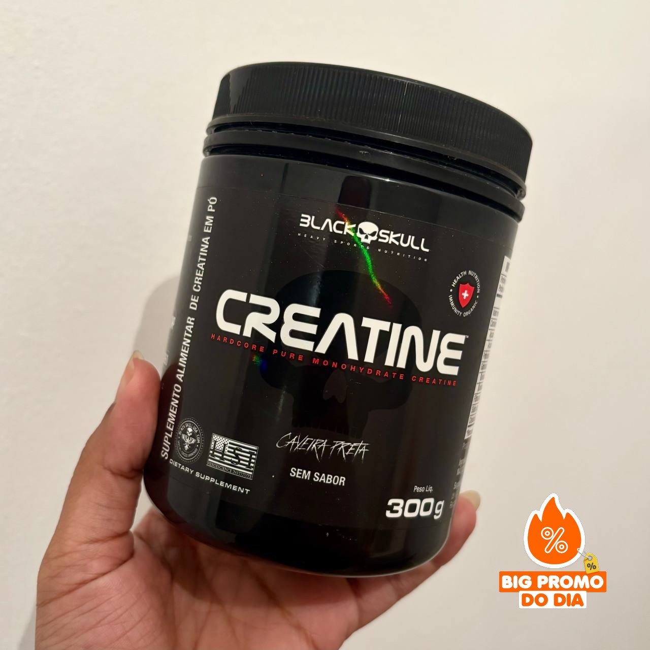 Creatina Monohidratada 300g Black Skull