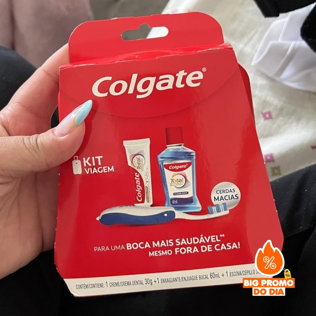 Kit de Higiene Bucal Colgate P/ Viagem