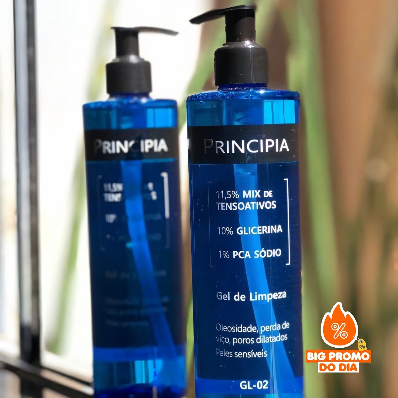 🫧 Gel De Limpeza Facial Gl-02 Principia - 2 unidades