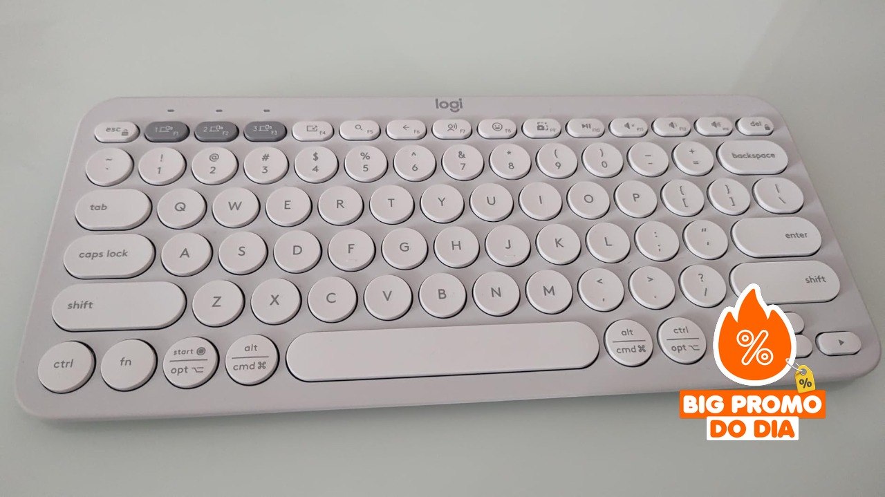 ⌨️ Teclado sem fio Logitech Pebble Keys 2 K380s