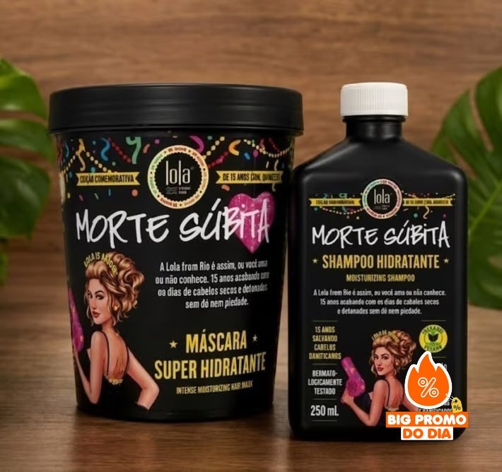 Kit Morte Súbita - Shampoo e Máscara - Edição comemorativa