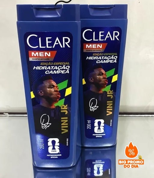 🫧 2X Clear Men Shampoo Anticaspa Vini Jr., Hidratação Campeã 400ml