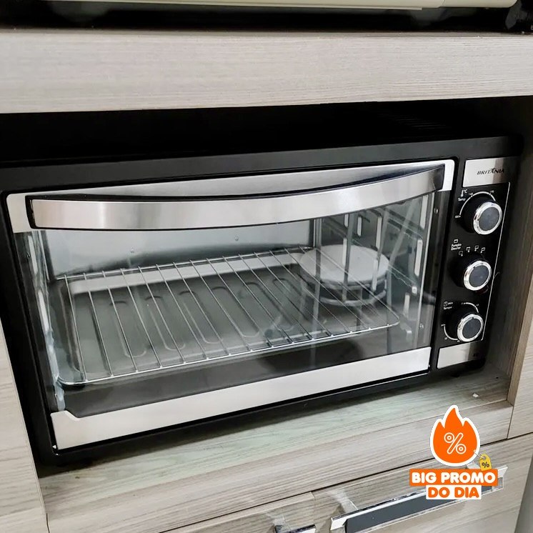 Forno Elétrico Britânia 52L 127V - Dupla Resistência