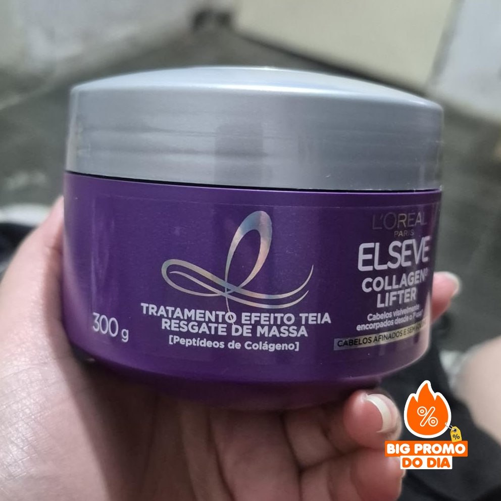 Máscara de Tratamento Condicionante Elseve Collagen Lifter, 300g