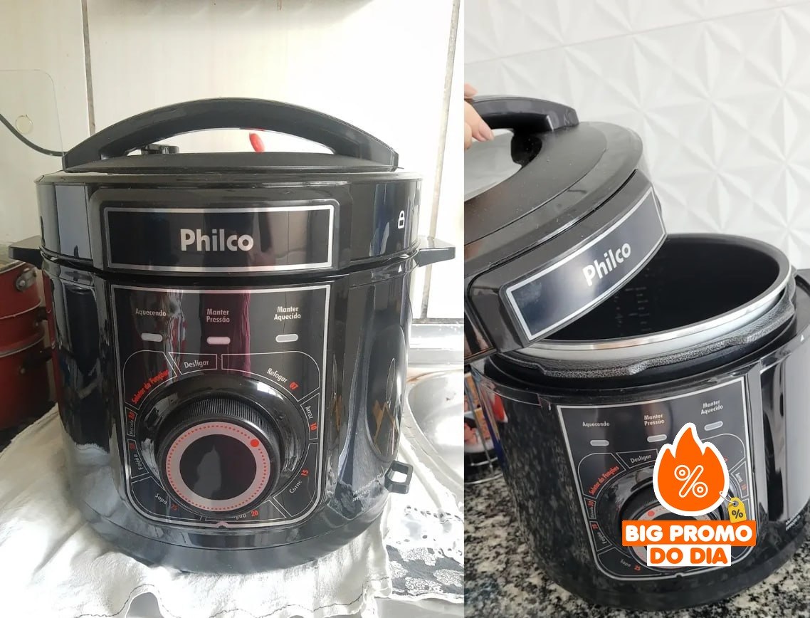 Panela De Pressão Philco Inox Multifuncional 5l - 127V