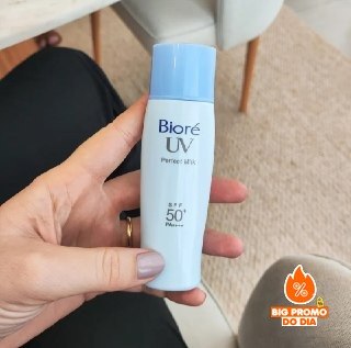 ️ Bioré Protetor Solar Facial UV Perfect Milk FPS 50 - 40ml