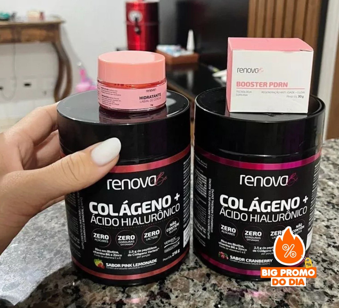 🪄Kit 2 Colágenos Verisol Renova Be + Sachês Sérum Firmador