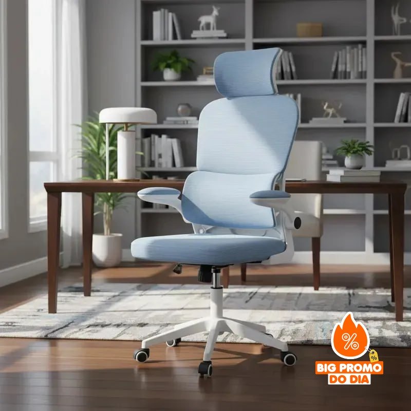 🪑 Cadeira Escritório Ergonômica Genebra G500 Luvinco Azul