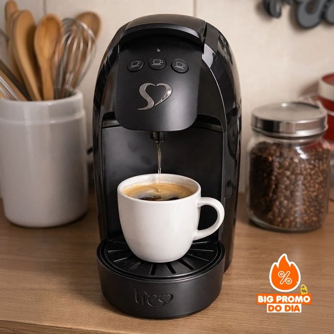 ️ Cafeteira Espresso Lov Tres 3 Corações 127V