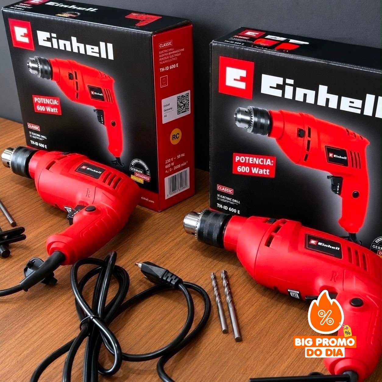 Furadeira De Impacto Einhell Th Id 550/1 220V