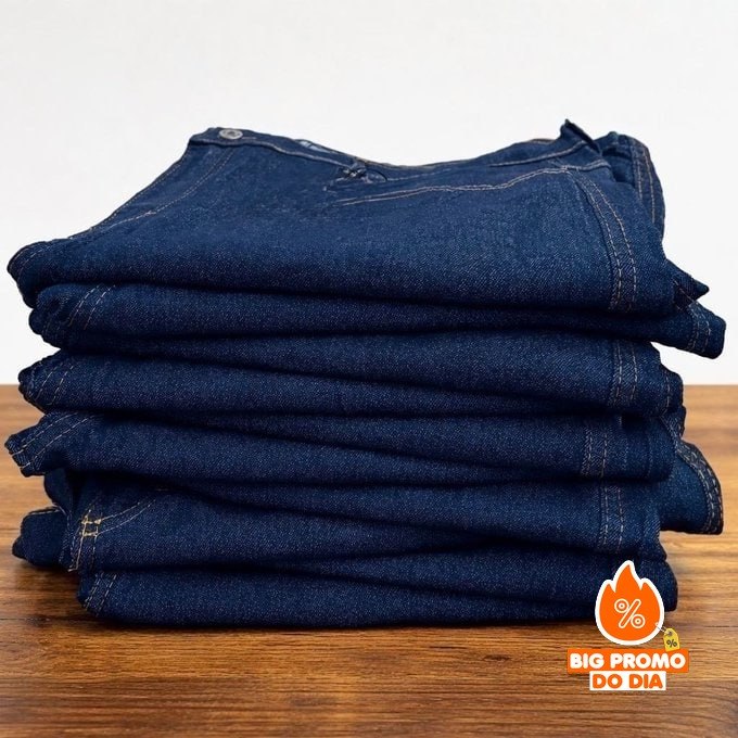Kit com 4 Calças Jeans Tradicional