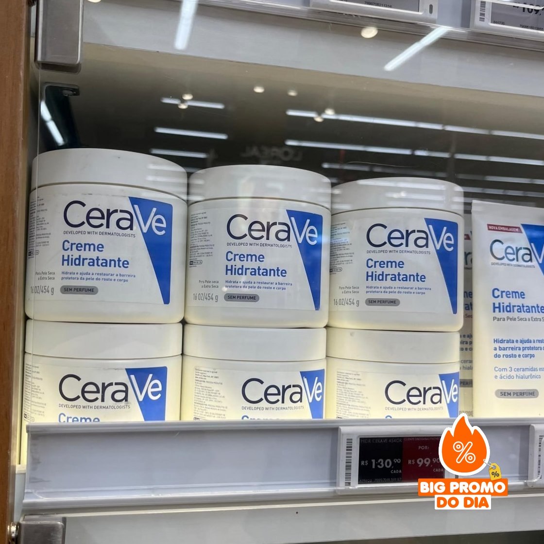 Creme Hidratante p/ Pele Seca a Extra Seca 454g CeraVe