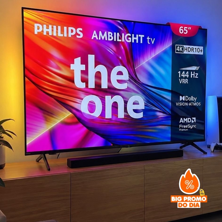 Smart TV PHILIPS Ambilight THE ONE 65" 4K