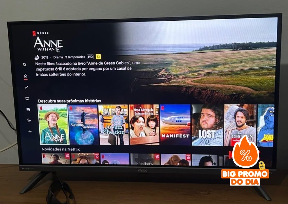 Smart TV 32" HD Philco Roku TV