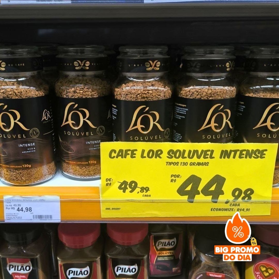️ L'OR Café Solúvel Intense 130g