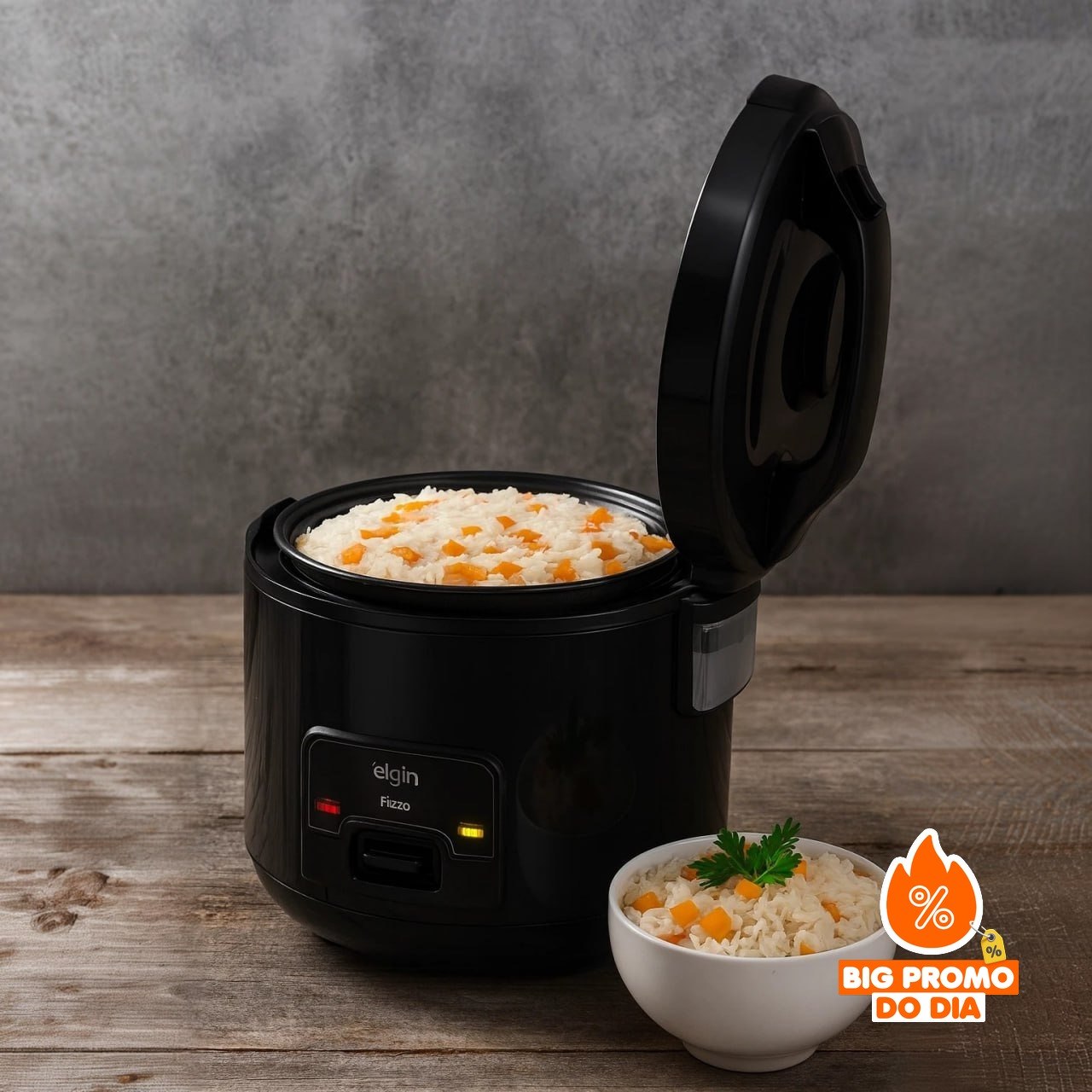 Panela Elétrica De Arroz Rizzo Elgin 5 Xícaras, 400w 127V