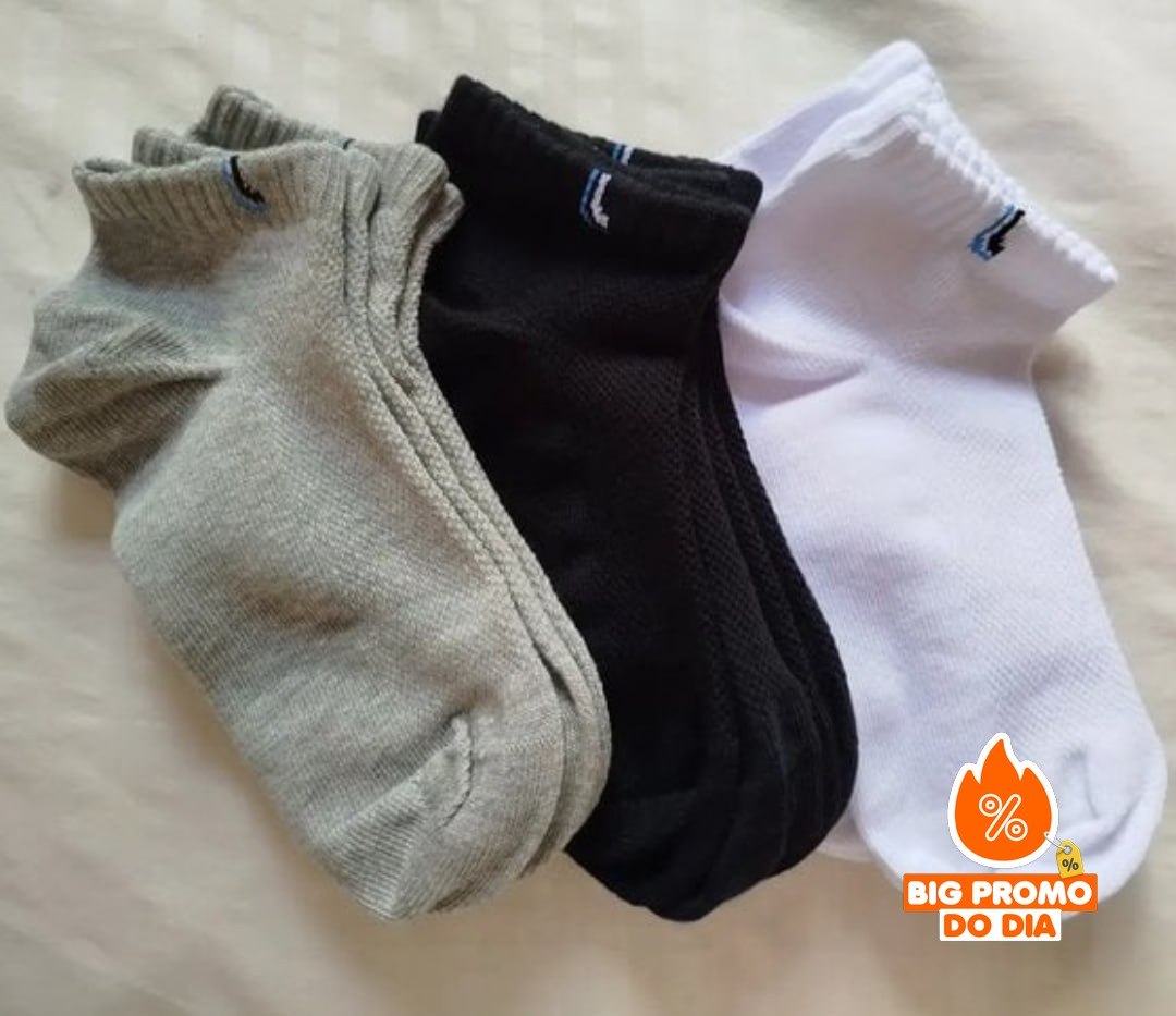 Kit 06 Pares de Meias Lupo Cano Curto