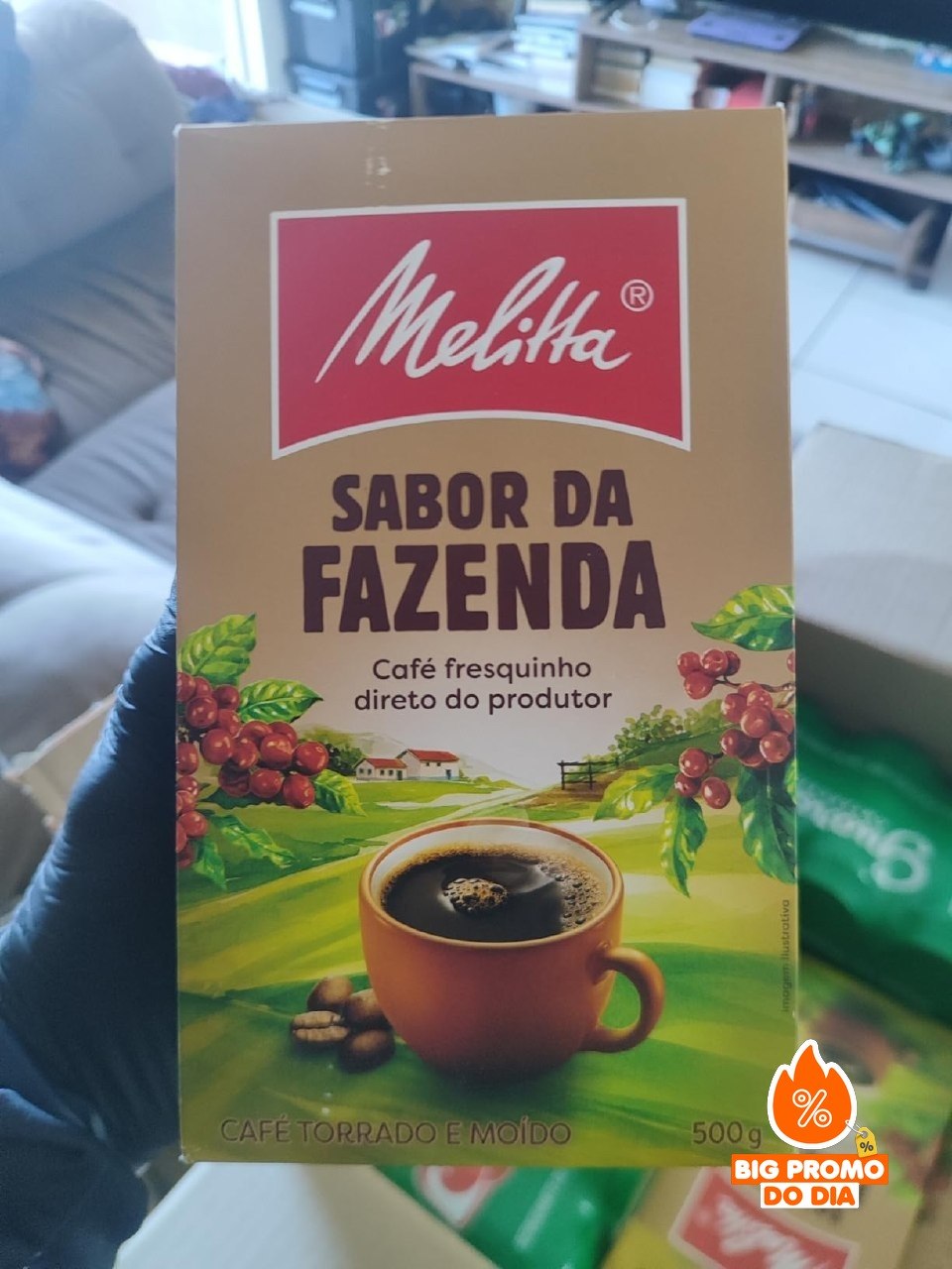 ️ Café Melitta Sabor da Fazenda Vácuo 500g