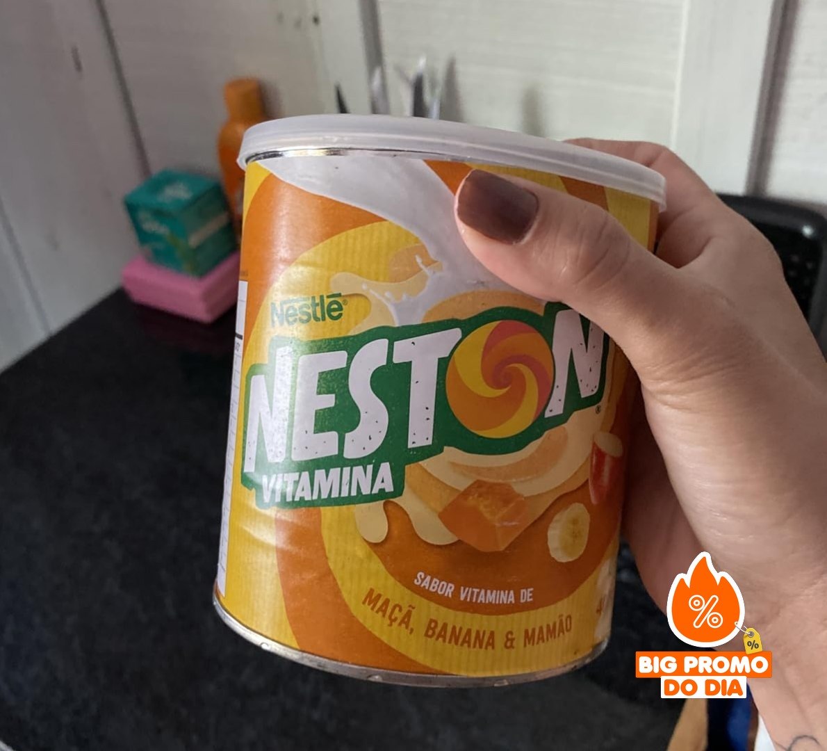 Neston Cereal Infantil Vitamina Maçã Banana E Mamão 400g