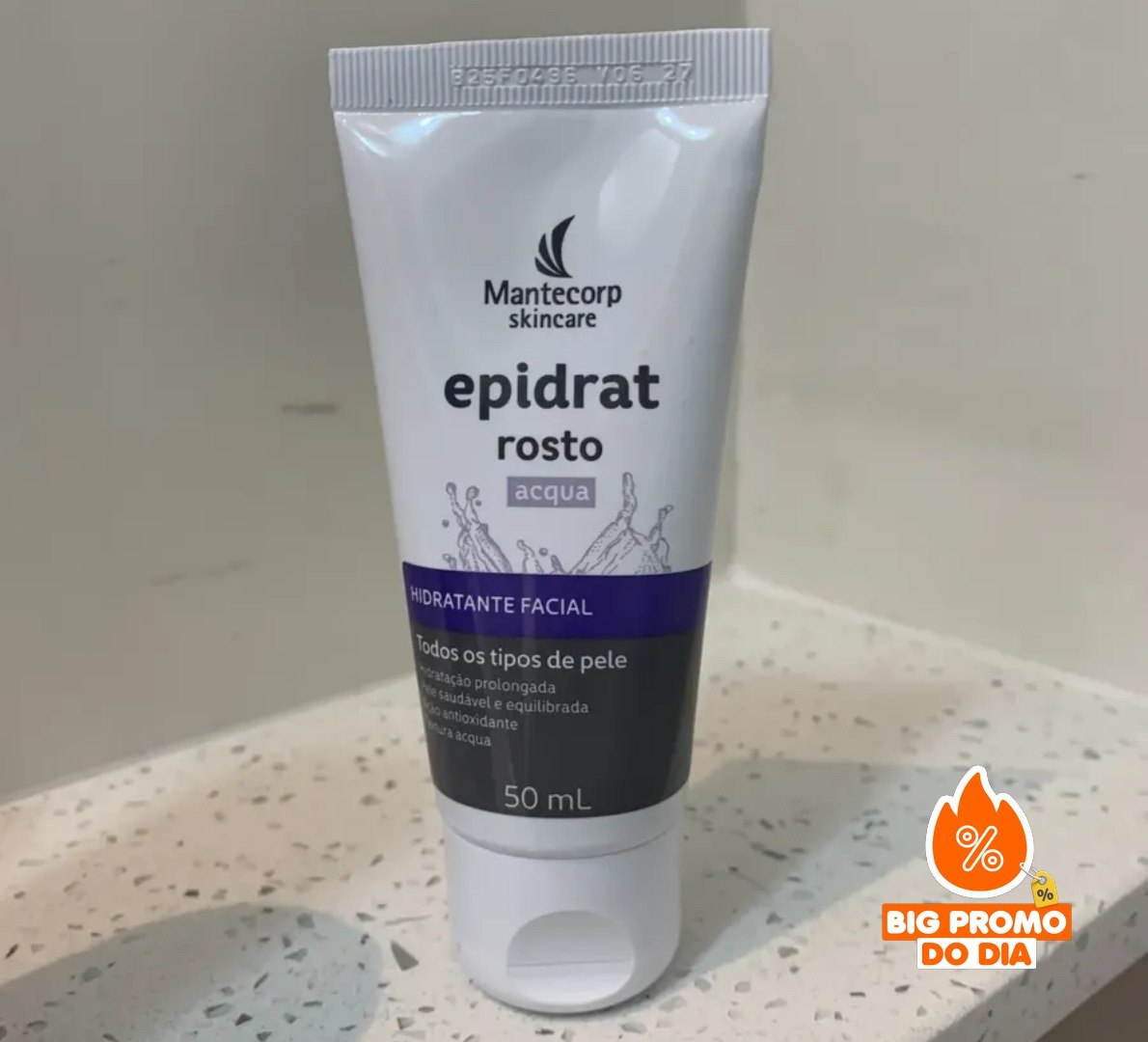 Hidratante Facial Epidrat Acqua 50ml Mantecorp Skincare Todo Tipo De Pele Dia/Noite