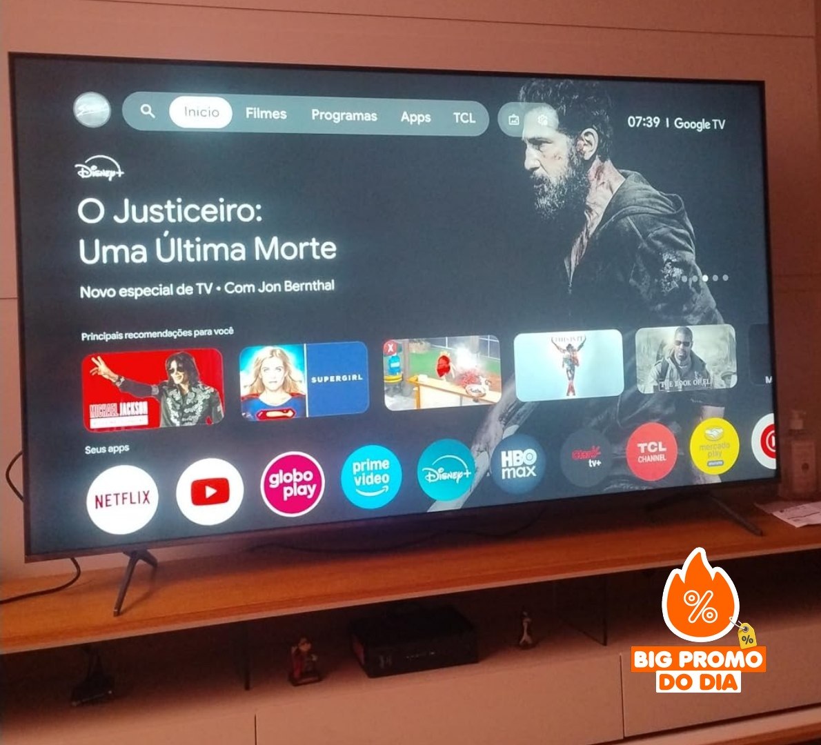 Smart TV TCL 65" QLED Mini LED 4K