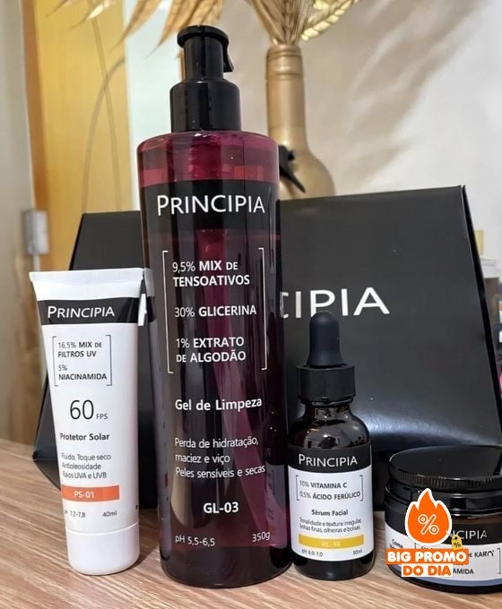 Principia Kit Essencial Gl-03 + Ch + Vc + Ps Sensível Dia/noite