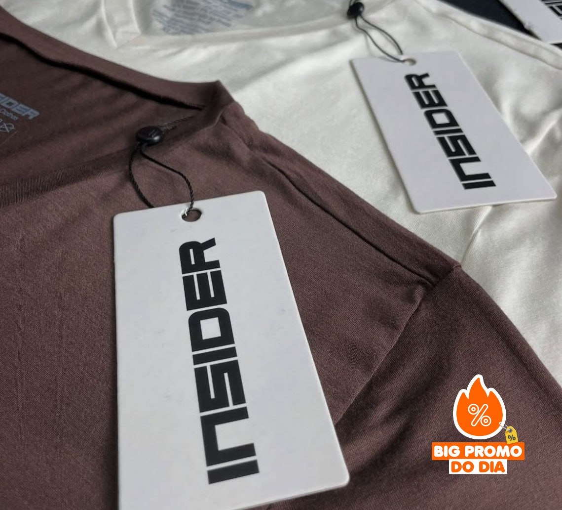 Kit 3 Camisetas Light T-shirt Insider