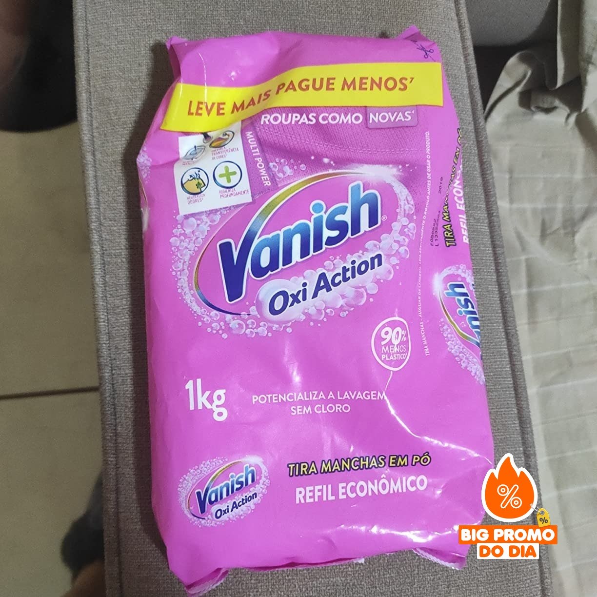 🫧Vanish Tira Manchas em Pó Multi Power Oxi Action 1kg (Roupas Coloridas)