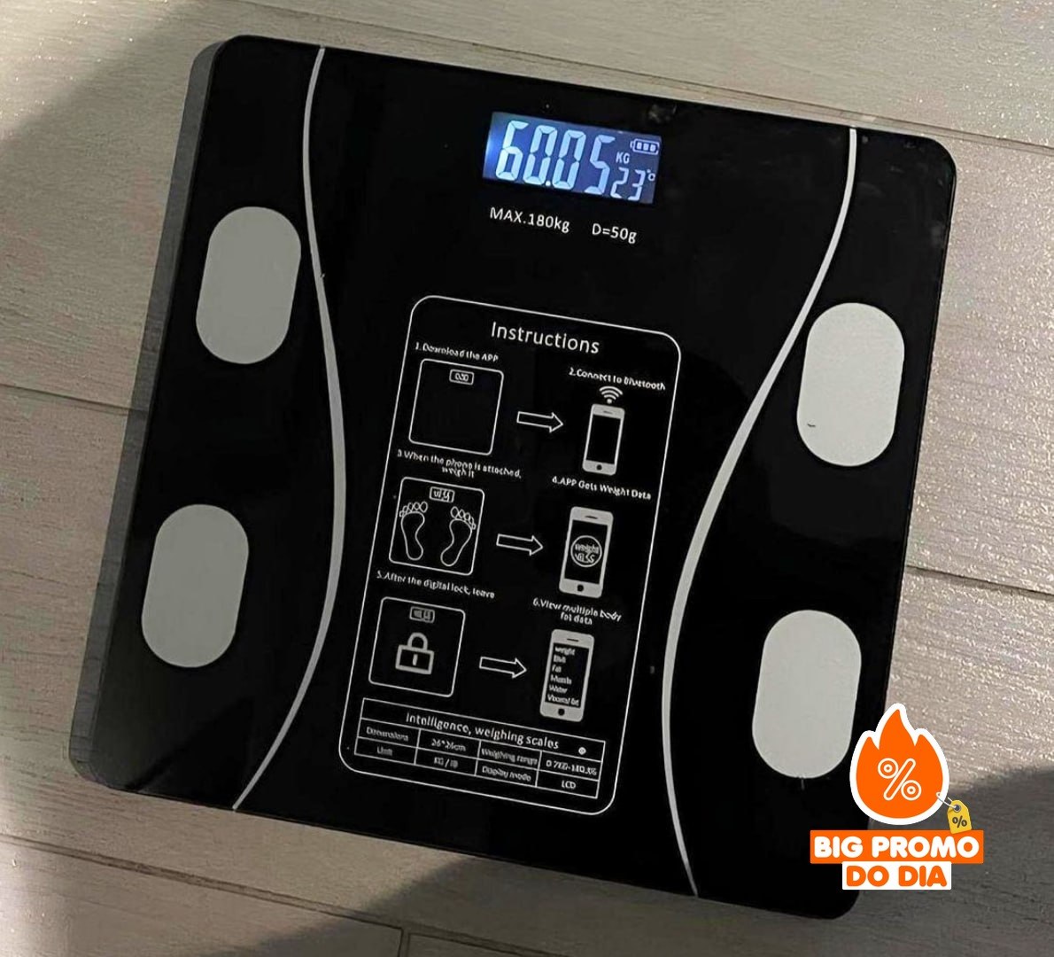 ️ Balança Digital Biopedância
