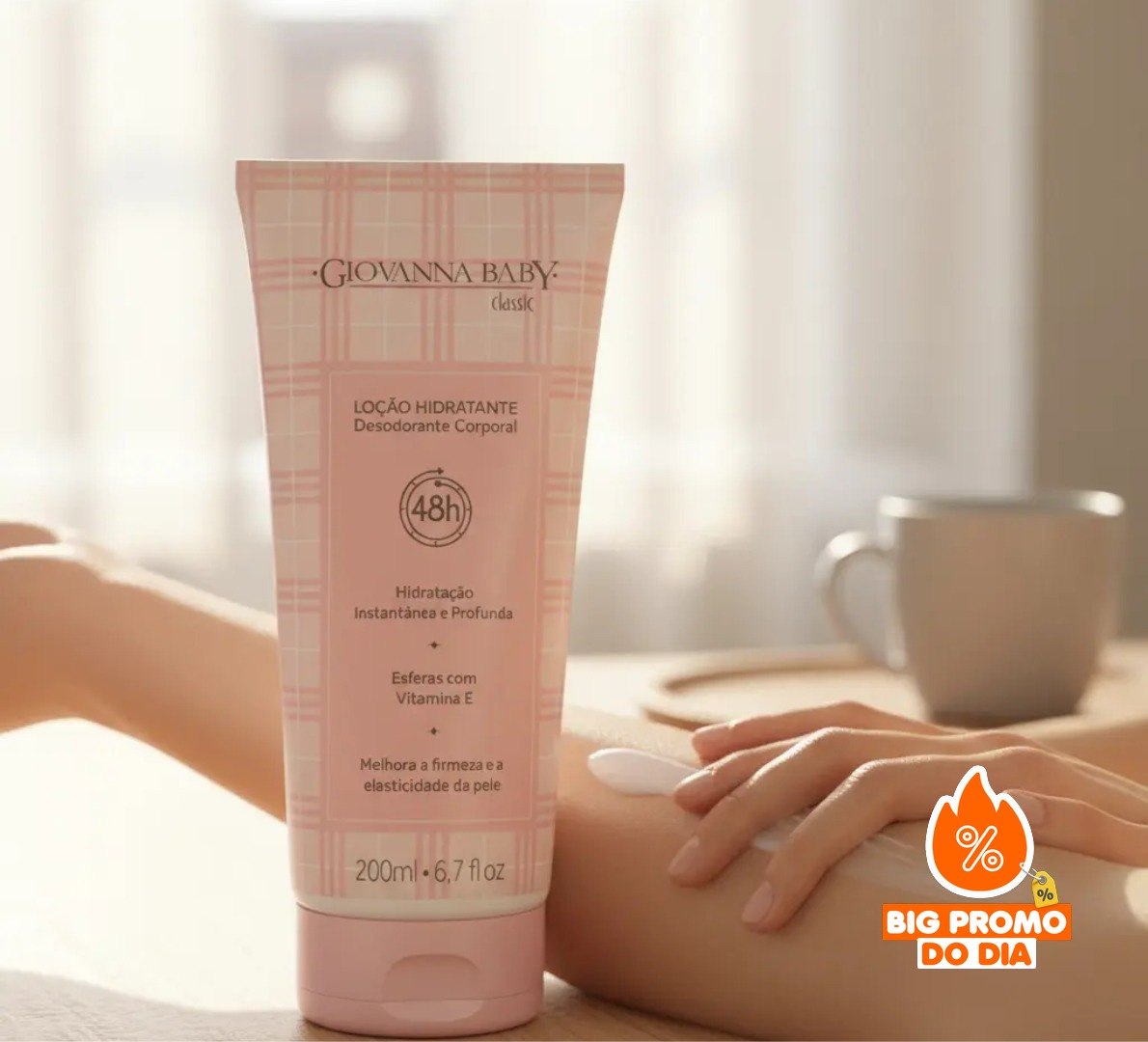 GIOVANNA BABY Loção Hidratante Rosa-200ml