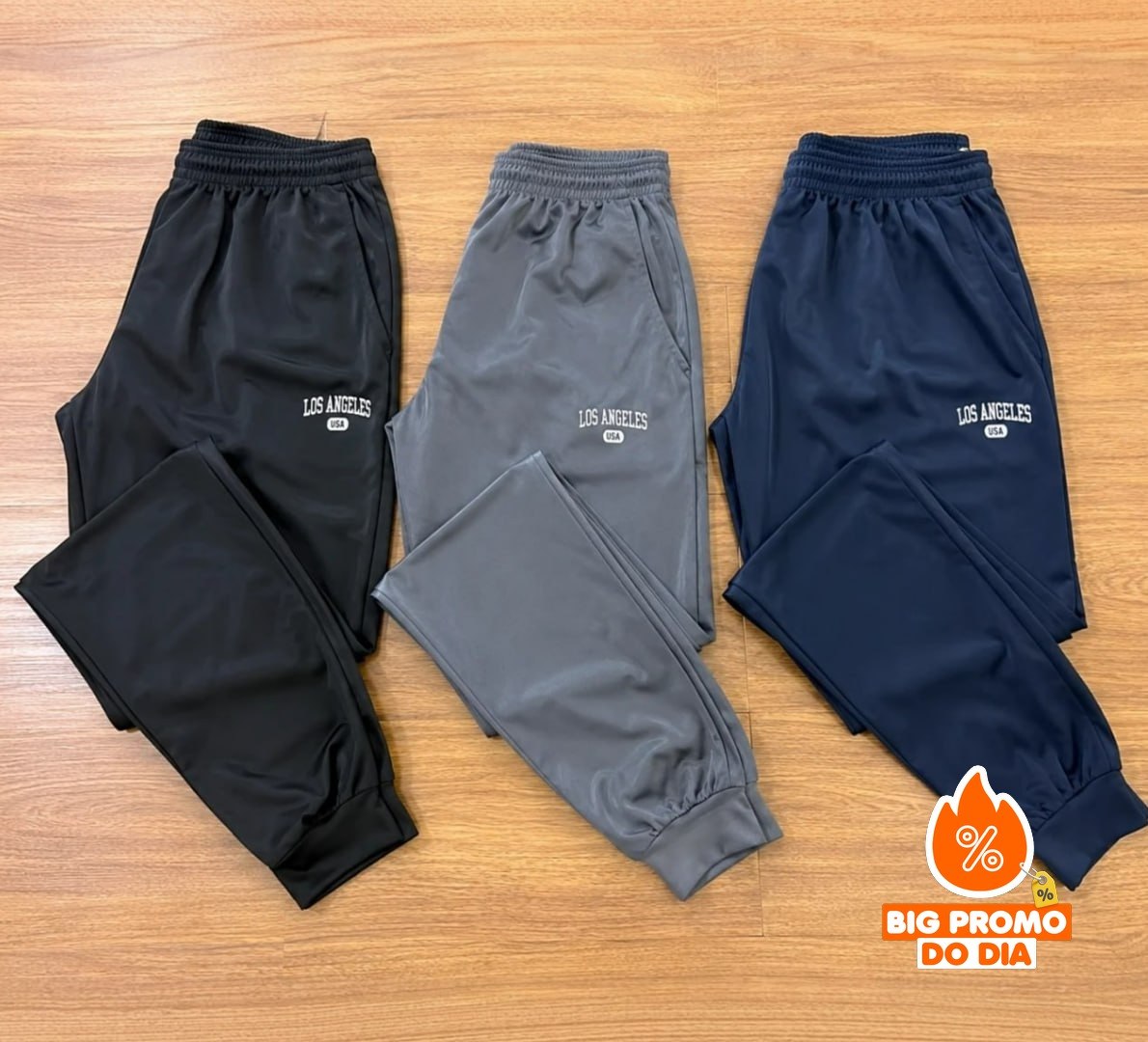 Kit 3 Calças Jogger Treino