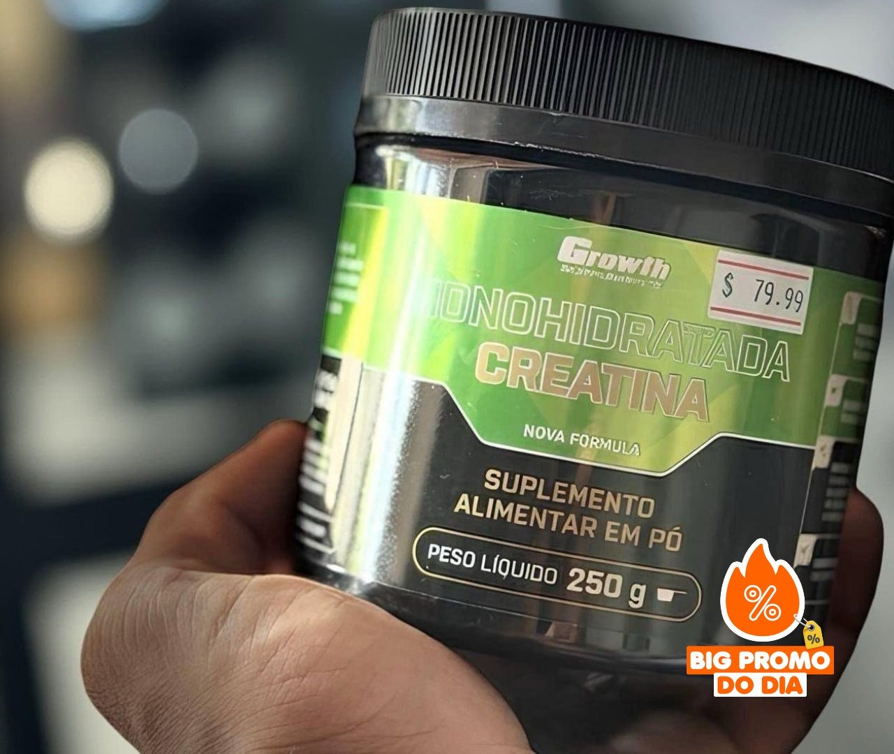 Creatina Monohidratada 250g Growth Supplements