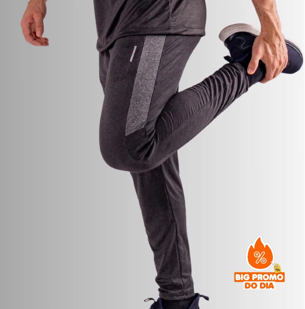 Kit 2 Calças Masculinas Jogger Tactel Com Elastano