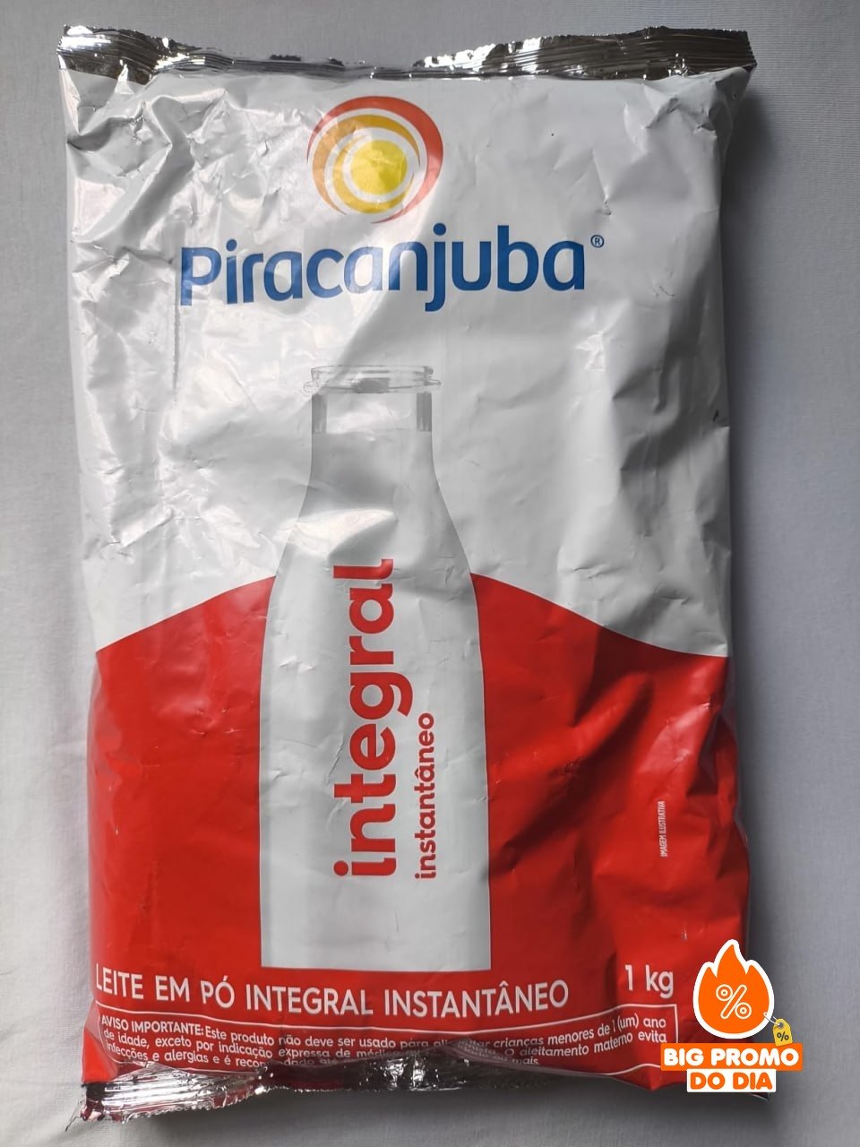 Piracanjuba Leite Em Pó Integral Instantâneo 1Kg