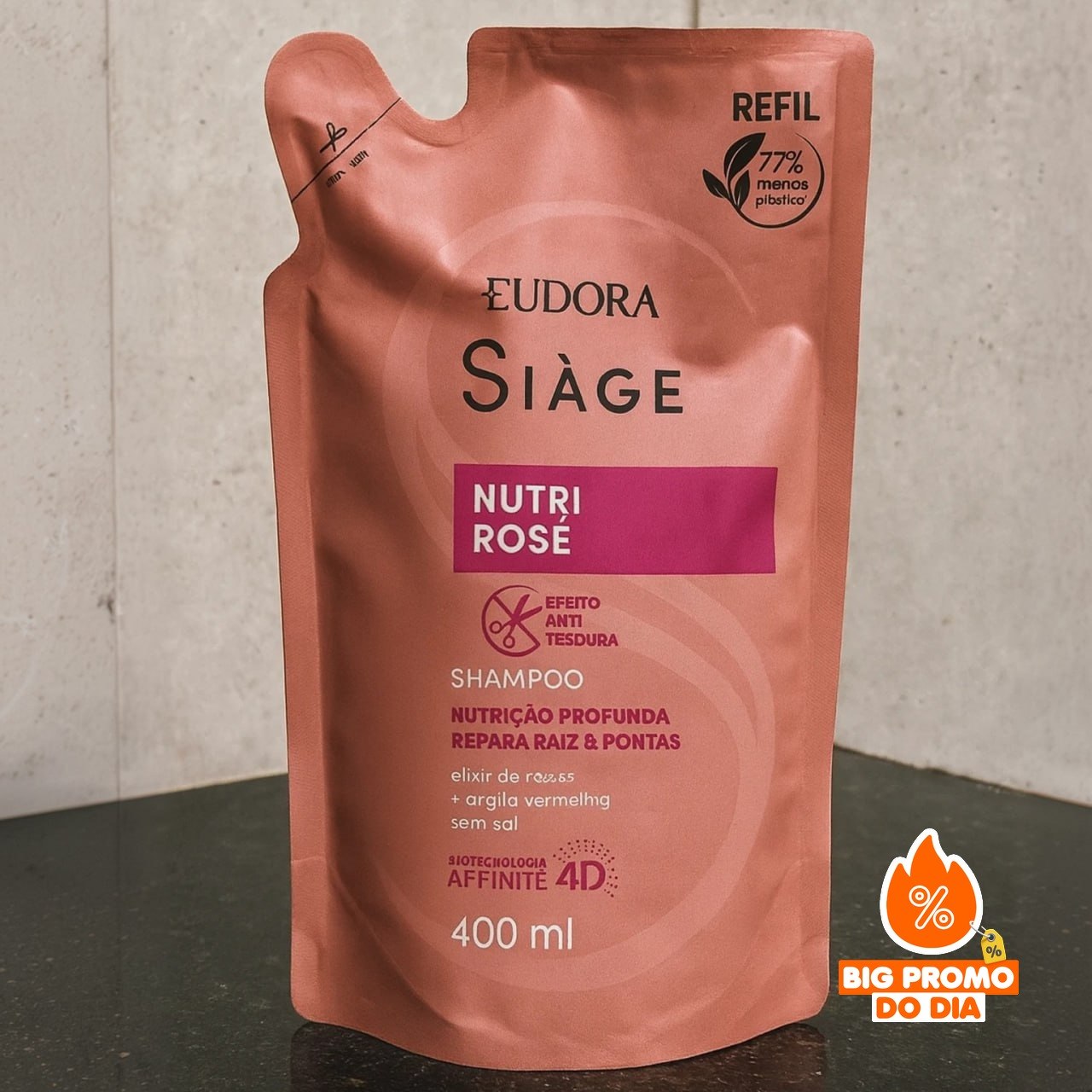 🫧 SIÀGE SHAMPOO NUTRI ROSE 400ML REFIL