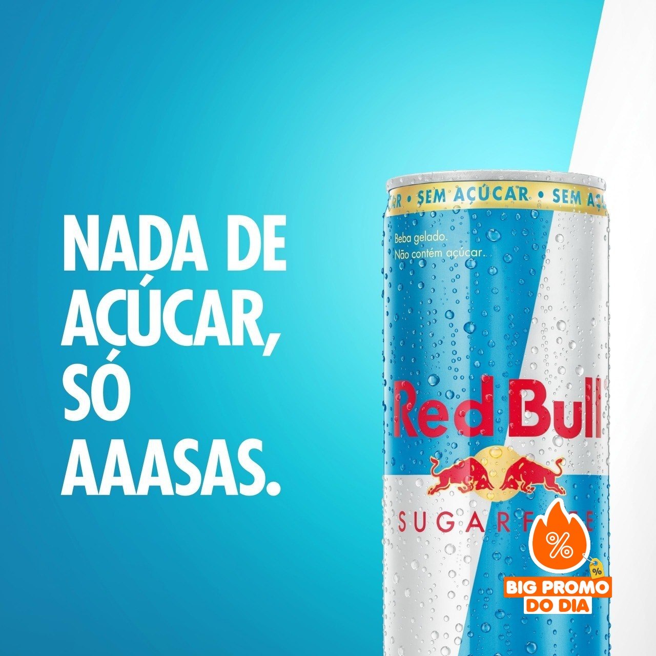 ️ Kit com 4 Energético Red Bull Sugar Free 250ml