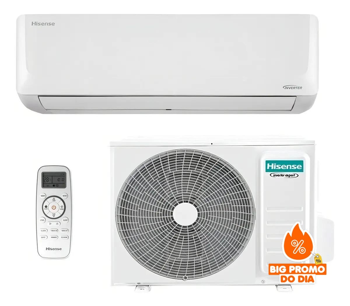 Ar condicionado Split Inverter Hisense 12.000 Btus HI WALL