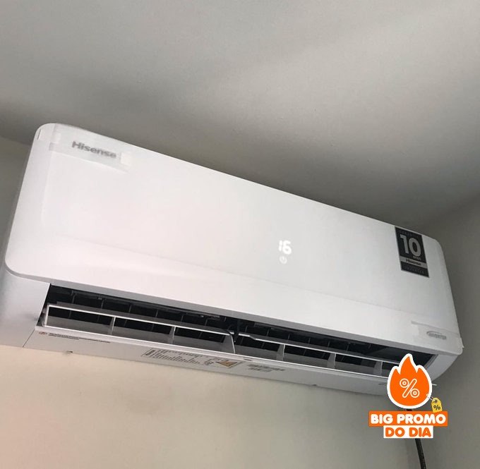Ar Condicionado Hisense Hw 12000b F Inverter Monofásico 220V Cor Branco