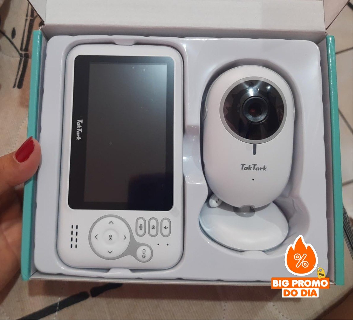 Babá Eletrônica Câmera 4.3-Sem Wi-Fi, Visão noturna