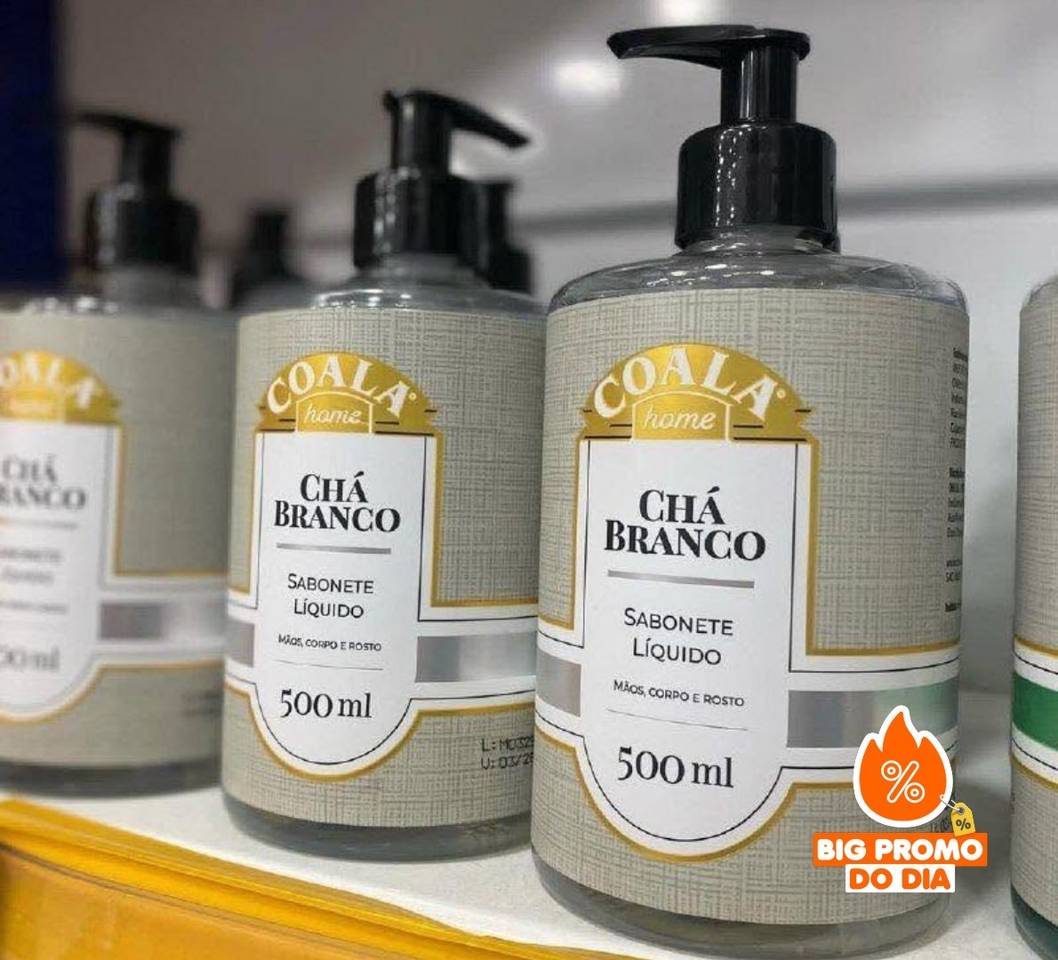 🫧 Sabonete Líquido Coala Chá Branco 500ml