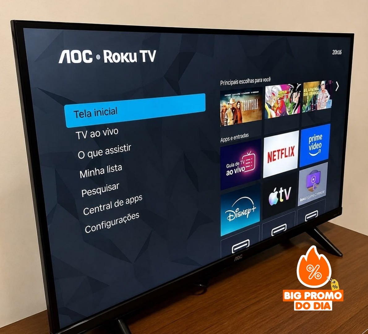 Smart TV AOC Roku 32" Wi-fi