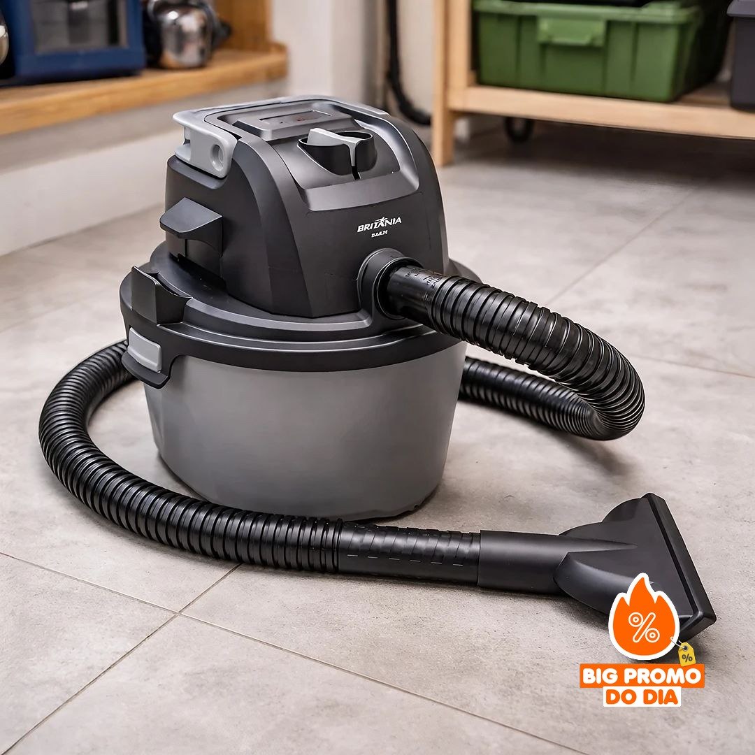 Aspirador De Pó E Água Britânia 6l 1500w