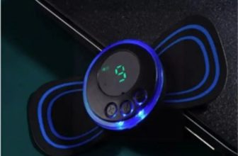 Mini Massageador EMS Elétrico De Pescoço Portátil Para Alívio Da Dor Muscular Cervical- Neverdie Store