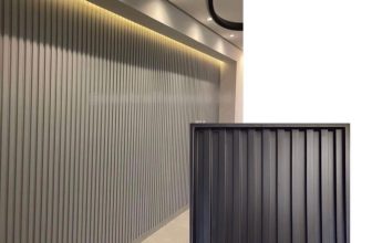 Forma molde ripado gesso decoração 3d