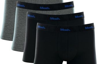 Kit 4 Cuecas Boxer Mash Cotton Algodão Elástico Premium 35MM Box Masculino Adulto