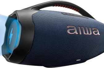 Caixa de Som Boombox Plus AIWA BBS-01-LBL 200W BT 30H IP66 USB RGB
