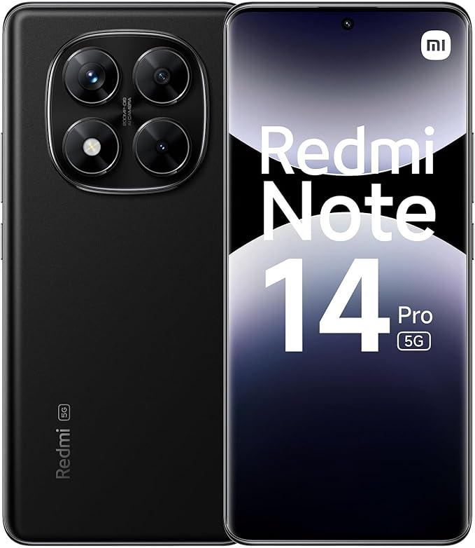 Smartphone Xiaomi Redmi Note 14 Pro 5G Midnight Black (Preto) 8GB RAM 256GB ROM ...