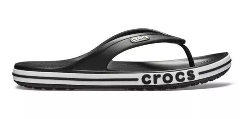 Chinelo Crocs Bayaband Flip Black/whiteEstoque no Mercado Livre De: R$219 Por ap...
