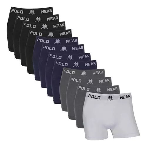 Kit 12 Cuecas Masculinas Boxer Polo WearEstoque no Mercado Livre De: R$227,70 Po...