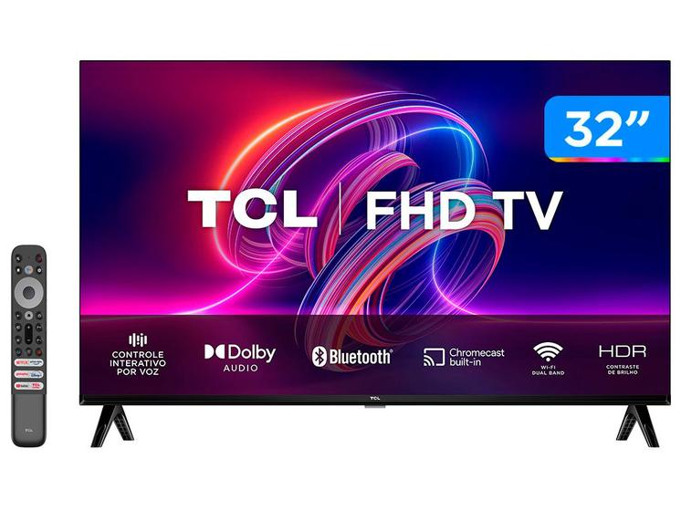 Smart TV 32” Full HD LED TCL 32S5400A Android - Wi-Fi Bluetooth Google Assistent...